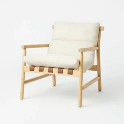 Holly Sling Back Accent Chair Cream/Natural - Threshold™ Designed With Studio McGee -Threshold GUEST 89c26202 7ef9 4ca1 a497 96396e2fb05c