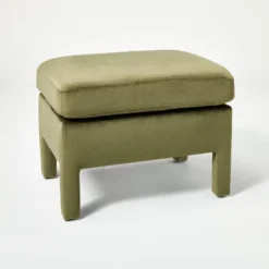 Bellfield Fully Upholstered Ottoman - Threshold™ Designed With Studio McGee -Threshold GUEST 8c2ae305 97a8 4ba0 8c59 1bb9984d6dae