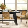2pk Woven Metal Dining Chair - Threshold™ Designed With Studio McGee -Threshold GUEST 8e94eccb ac24 404c 82a1 c1d6d549a6ca