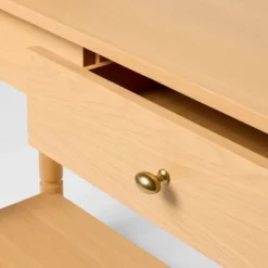 48" Modern Wooden Console Table With Drawer Brown - Threshold™ Designed With Studio McGee -Threshold GUEST 90ede8a6 be76 4490 99dc ae4666a108e4