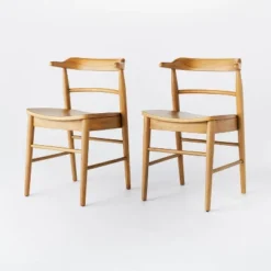 2pk Kaysville Curved Back Wood Dining Chair - Threshold™ Designed With Studio McGee 19 2pk Kaysville Curved Back Wood Dining Chair - Threshold™ Designed With Studio McGee -Threshold GUEST 96181127 0bb6 41a1 999c 8f5d44c53b74