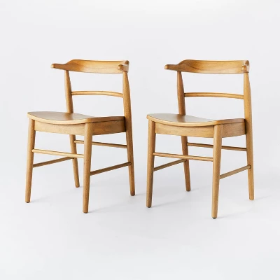 2pk Kaysville Curved Back Wood Dining Chair - Threshold™ Designed With Studio McGee 10 2pk Kaysville Curved Back Wood Dining Chair - Threshold™ Designed With Studio McGee - Image 8