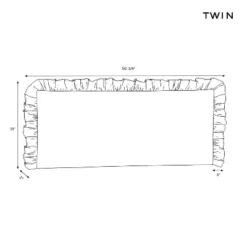 Ruffled Wall Mounted Headboard - Threshold™ Designed With Studio McGee -Threshold GUEST 961871ce e043 48de 87d4 75c9097922c6