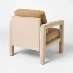 Upholstered Sculptural Accent Chair Brown - Threshold™ Designed With Studio McGee -Threshold GUEST 96baadd8 aab6 44d3 ab92 74d5eb6828f2