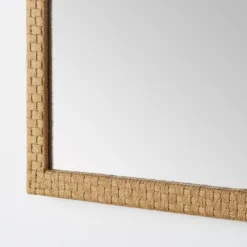 22" X 65" Woven Check Full Length Mirror Natural - Threshold™ Designed With Studio McGee 6 22" X 65" Woven Check Full Length Mirror Natural - Threshold™ Designed With Studio McGee -Threshold GUEST 98ca1a70 03f1 454e aee3 38937befb351 1