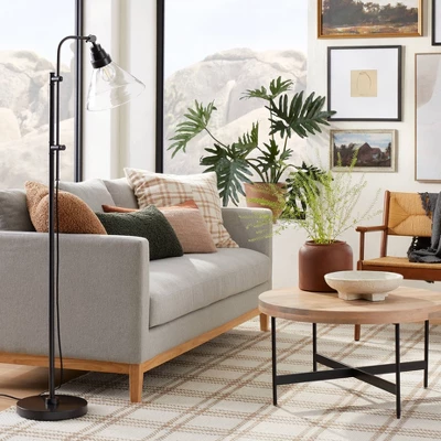 Glass Shepherd Floor Lamp Black - Threshold™ Designed With Studio McGee 3 Glass Shepherd Floor Lamp Black - Threshold™ Designed With Studio McGee