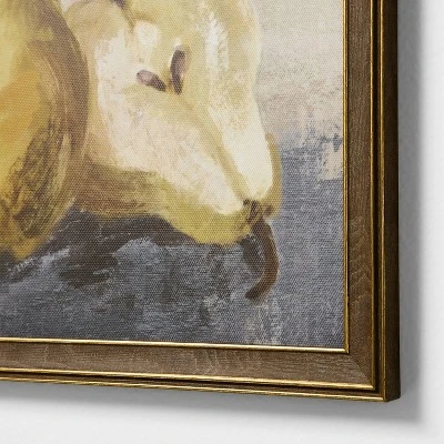 14"x14" Pear Still Life Wall Art - Threshold™ Designed With Studio McGee 4 14"x14" Pear Still Life Wall Art - Threshold™ Designed With Studio McGee - Image 2