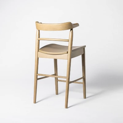 Kaysville Curved Back Wood Counter Height Barstool - Threshold™ Designed With Studio McGee 5 Kaysville Curved Back Wood Counter Height Barstool - Threshold™ Designed With Studio McGee - Image 3