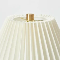 Oval Table Lamp With Pleated Shade (Includes LED Light Bulb) Red - Threshold™ Designed With Studio McGee -Threshold GUEST 9f3d6739 964f 4c0e 9fa2 364bd19643ae