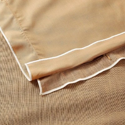 Double Flange Merrow Stitch Duvet Cover & Sham Set - Threshold™ Designed With Studio McGee 9 Double Flange Merrow Stitch Duvet Cover & Sham Set - Threshold™ Designed With Studio McGee - Image 7