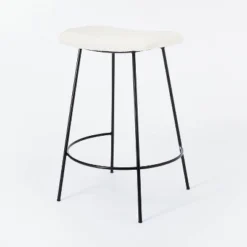 Clarkston Metal Counter Height Barstool With Upholstered Seat - Threshold™ Designed With Studio McGee 18 Clarkston Metal Counter Height Barstool With Upholstered Seat - Threshold™ Designed With Studio McGee -Threshold GUEST a86feba4 4168 43e4 b718 43ae445afc85