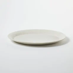 Stoneware Ceramic Oval Serving Platter Cream - Threshold™ Designed With Studio McGee: Scratch-Resistant, Microwave & Dishwasher Safe -Threshold GUEST a96cef47 f1fc 4270 ae81 988f4075357b
