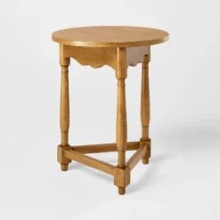 Scalloped Accent Table Light Oak - Threshold™ Designed With Studio McGee -Threshold GUEST ab0a21dd 471d 45e9 86bd 865a97242bae