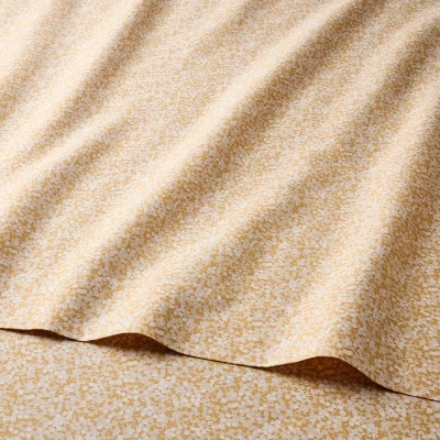 300 Thread Count Scalloped Edge Ditsy Floral Sheet Set Peach/Pink - Threshold™ Designed With Studio McGee 4 300 Thread Count Scalloped Edge Ditsy Floral Sheet Set Peach/Pink - Threshold™ Designed With Studio McGee - Image 2