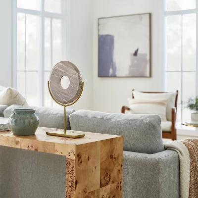 Marble Disc Decorative Object - Threshold™ Designed With Studio McGee 3 Marble Disc Decorative Object - Threshold™ Designed With Studio McGee