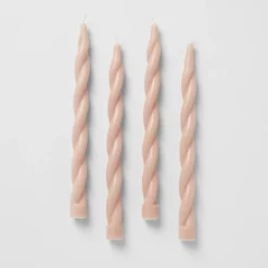 4pk Taper Set Light Pink Twist - Threshold™ Designed With Studio McGee -Threshold GUEST b8016d03 71be 419d aadc 478166222100