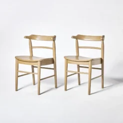 2pk Kaysville Curved Back Wood Dining Chair - Threshold™ Designed With Studio McGee 21 2pk Kaysville Curved Back Wood Dining Chair - Threshold™ Designed With Studio McGee -Threshold GUEST b8859535 25d6 44f9 9ed4 882e7bed9037
