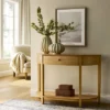 Harriett Console Table Natural Wood - Threshold™ Designed With Studio McGee -Threshold GUEST bba14c33 0494 4f4b b0bb a1ee652d6200