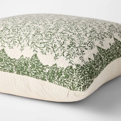 24"X24" OS Square "Brubaker Allover" Cotton Dobby Pillow - Threshold™ Designed With Studio McGee 5 24"X24" OS Square "Brubaker Allover" Cotton Dobby Pillow - Threshold™ Designed With Studio McGee - Image 3