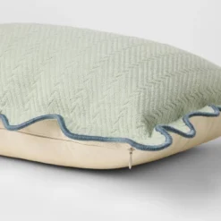 Lumbar Textured Easter Herring Bone Pillow Green Mirage - Threshold™ Design With Studio McGee -Threshold GUEST bed71eaf ac82 4db1 90ec 141ef94dc8a8