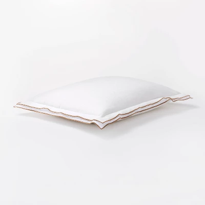 Double Flange Merrow Stitch Comforter & Sham Set - Threshold™ Designed With Studio McGee 6 Double Flange Merrow Stitch Comforter & Sham Set - Threshold™ Designed With Studio McGee - Image 4