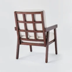 Grantsville Wood Frame Accent Chair With Grid Back - Threshold™ Designed With Studio McGee 10 Grantsville Wood Frame Accent Chair With Grid Back - Threshold™ Designed With Studio McGee -Threshold GUEST c413361e a903 45e3 9f19 7ac166bd22f3