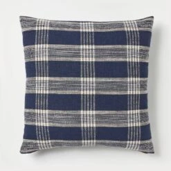 Woven Plaid Square Throw Pillow With Zipper Pull - Threshold™ Designed With Studio McGee -Threshold GUEST c575c066 8fb4 4e62 b102 80e29c49e41a