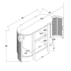 Portola Hills Caned Door Console With Shelves - Threshold™ Designed With Studio McGee 18 Portola Hills Caned Door Console With Shelves - Threshold™ Designed With Studio McGee -Threshold GUEST ca010533 3434 4baa 9362 bdbf17be2193