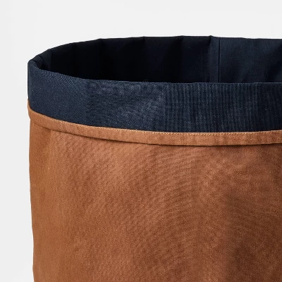 Large Solid Canvas Storage Basket - Threshold™ Designed With Studio McGee 4 Large Solid Canvas Storage Basket - Threshold™ Designed With Studio McGee - Image 2