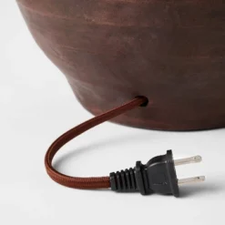 Large Earthy Table Lamp With Whipstitch Shade - Threshold™ Designed With Studio McGee -Threshold GUEST d00bdc21 bb3f 4aab 867b 8d58e68a03cd