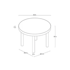 Northvale Round Wood Dining Table - Threshold™ Designed With Studio McGee -Threshold GUEST d6a4b332 213c 4a65 807a feb3bf9b8317