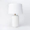 24"x16" Ceramic Assembled Table Lamp White - Threshold™ Designed With Studio McGee: Ribbed Design, Dimmable, UL Listed -Threshold GUEST db4c653d e88d 42df 8c00 5a8531711d06