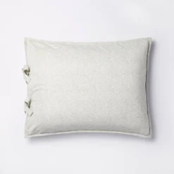 Decorative Border Cotton Slub Print Quilt Sham Light Teal Green – Threshold™ Designed With Studio McGee -Threshold GUEST df608442 2585 414f 825c 57f616e644e7