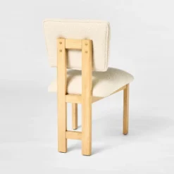2pk Modern Upholstered Wood Dining Chair Cream - Threshold™ Designed With Studio McGee: Lacquered Rubberwood, Polyester Upholstery 9 2pk Modern Upholstered Wood Dining Chair Cream - Threshold™ Designed With Studio McGee: Lacquered Rubberwood, Polyester Upholstery -Threshold GUEST dfc092f4 43e3 45cd 8b1a eba11b696aa9