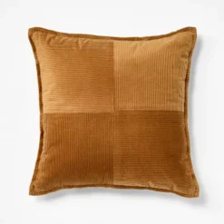 Square Pieced Corduroy Pillow Rust - Threshold Designed With Studio McGee -Threshold GUEST e051caa1 2659 40da b1ed 8a9842bd0a2e