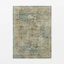 Ledges Digital Floral Print Distressed Persian Rug Green - Threshold™ Designed By Studio McGee 13 Ledges Digital Floral Print Distressed Persian Rug Green - Threshold™ Designed By Studio McGee -Threshold GUEST eafd3dca 0c26 4adc 8ff9 086ab3b619ea