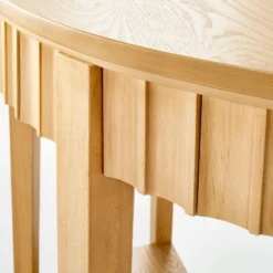 Thousand Oaks Wood Scalloped Demilune Console Table - Threshold™ Designed With Studio McGee -Threshold GUEST eb35aaa8 f7c8 4881 b5d1 f85e53b2ca90