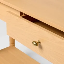 60" Modern Wooden Console Table With Drawer Brown - Threshold™ Designed With Studio McGee -Threshold GUEST ebde4b3b c33f 4ff1 b0dc 2641e0c8daf2