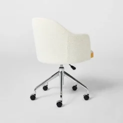 Upholstered Adjustable Height Office Chair Cream - Threshold™ Designed With Studio McGee -Threshold GUEST ec5b8dd9 d8b4 4c3b 8897 a1086a555261