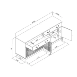 Brandeis Woven TV Stand For TVs Up To 60" Brown - Threshold™ Designed With Studio McGee 15 Brandeis Woven TV Stand For TVs Up To 60" Brown - Threshold™ Designed With Studio McGee -Threshold GUEST edcf4db2 26a4 444b ba42 cd73d8a812f3