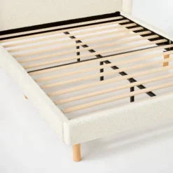 Kessler Bed In Cream Faux Shearling - Threshold™ Designed With Studio McGee -Threshold GUEST f047c991 5648 4359 9e5c b7617db92b77