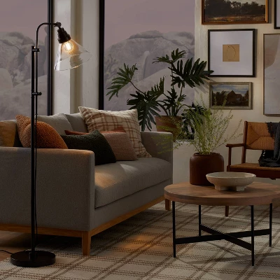 Glass Shepherd Floor Lamp Black - Threshold™ Designed With Studio McGee 4 Glass Shepherd Floor Lamp Black - Threshold™ Designed With Studio McGee - Image 2