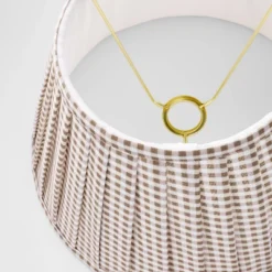 Gingham Pleated Lamp Shade Brown - Threshold™ Designed With Studio McGee 7 Gingham Pleated Lamp Shade Brown - Threshold™ Designed With Studio McGee -Threshold GUEST f862e32c bb71 4ec3 a7e8 f7bc0f87e939