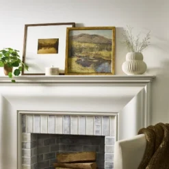 20"x20" Warm Landscape Framed Wall Art - Threshold™ Designed With Studio McGee