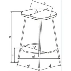 Metal Base Counter Height Barstools With Wood Seat Brown - Threshold™ Designed With Studio McGee 11 Metal Base Counter Height Barstools With Wood Seat Brown - Threshold™ Designed With Studio McGee -Threshold GUEST fc6ba567 7d0a 4f6c a2d1 6fb42b1cfa64